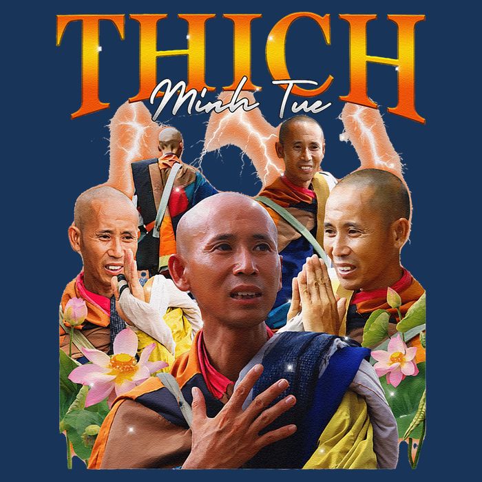 Monk Thich Minh Tue Bootleg 7-Panel Snapback Hat