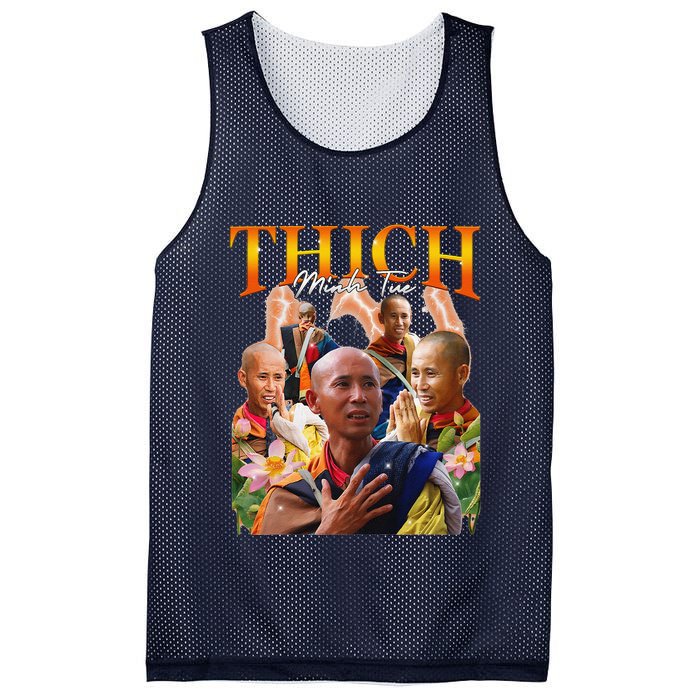 Monk Thich Minh Tue Bootleg Mesh Reversible Basketball Jersey Tank