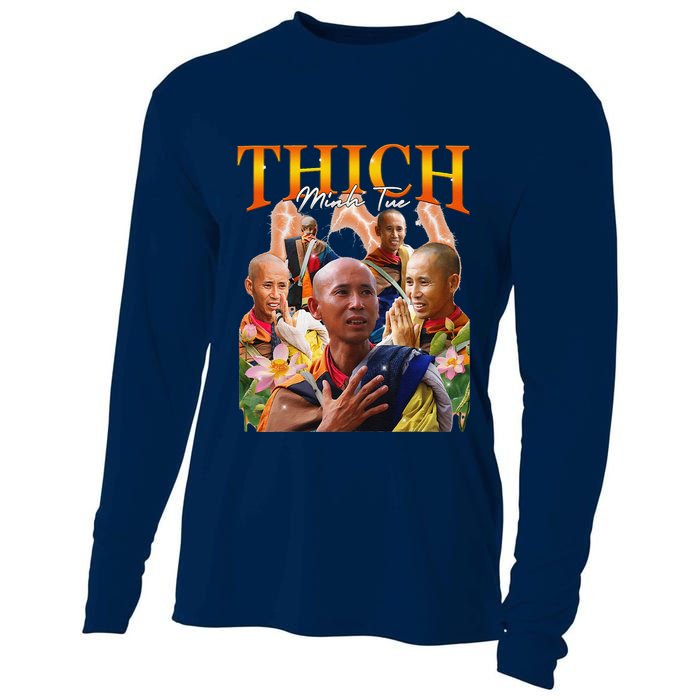 Monk Thich Minh Tue Bootleg Cooling Performance Long Sleeve Crew