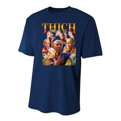 Monk Thich Minh Tue Bootleg Youth Performance Sprint T-Shirt