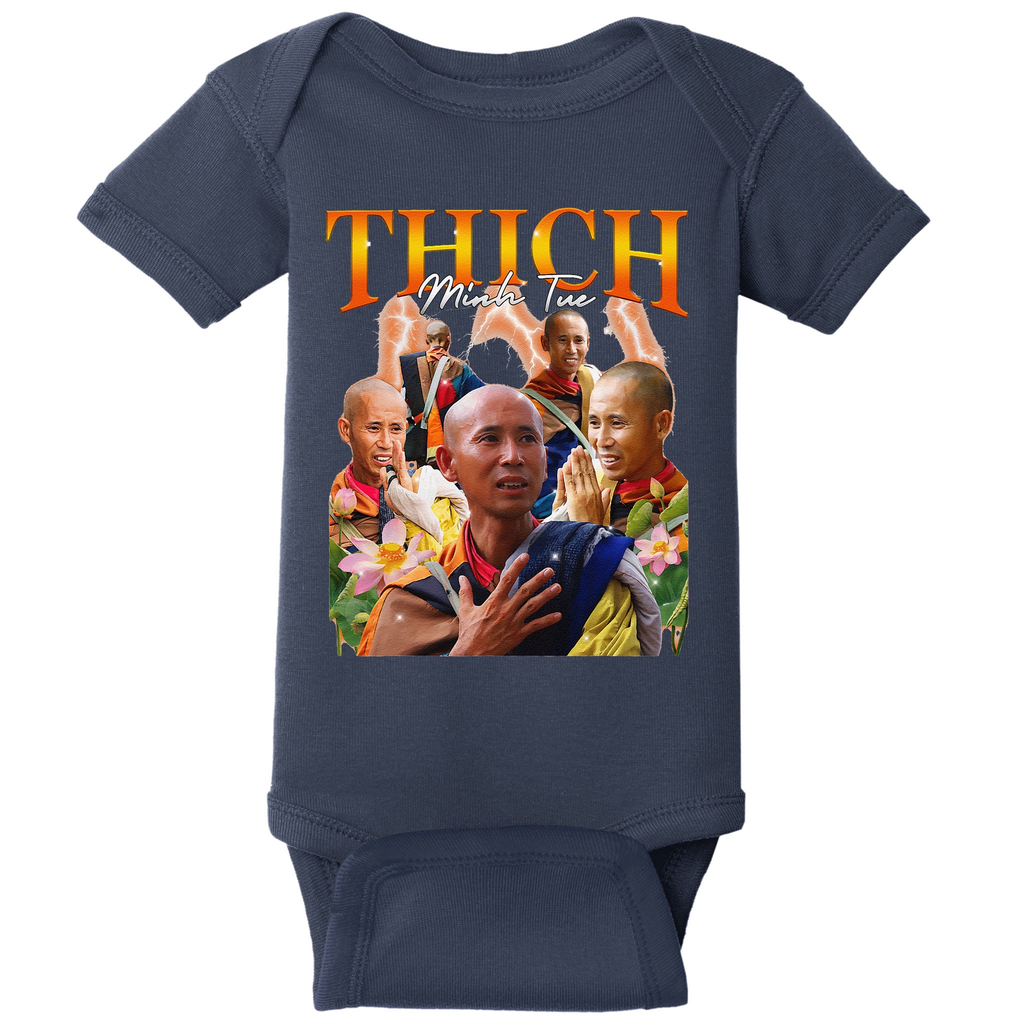 Monk Thich Minh Tue Bootleg Baby Bodysuit