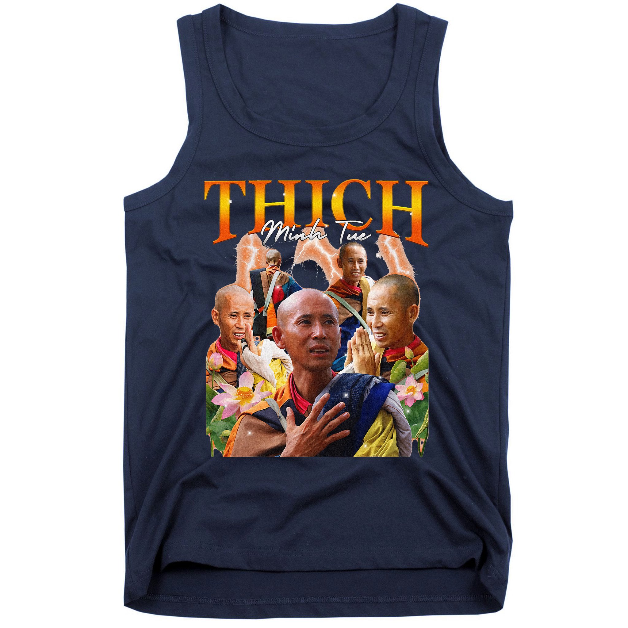 Monk Thich Minh Tue Bootleg Tank Top