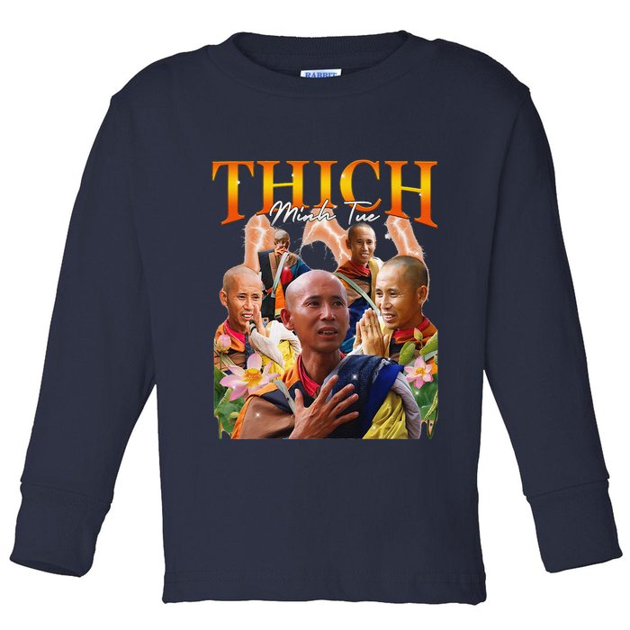 Monk Thich Minh Tue Bootleg Toddler Long Sleeve Shirt
