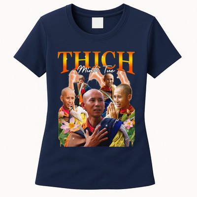 Monk Thich Minh Tue Bootleg Womens T-Shirt
