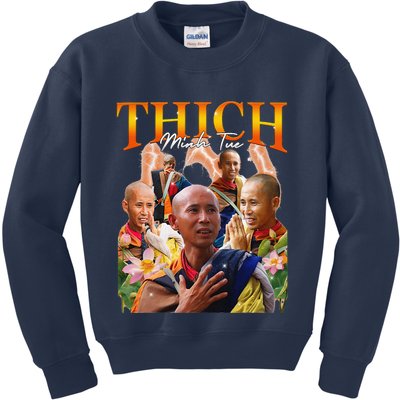 Monk Thich Minh Tue Bootleg Kids Sweatshirt