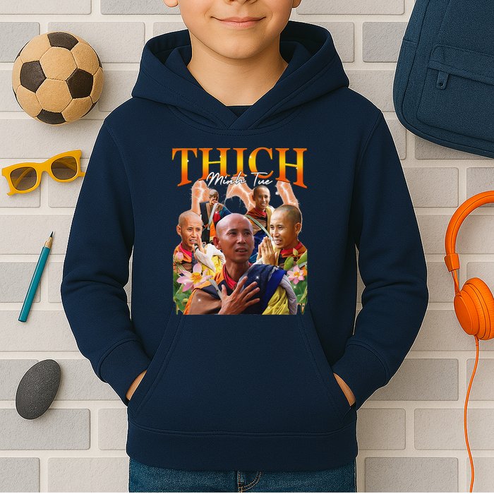 Monk Thich Minh Tue Bootleg Kids Hoodie