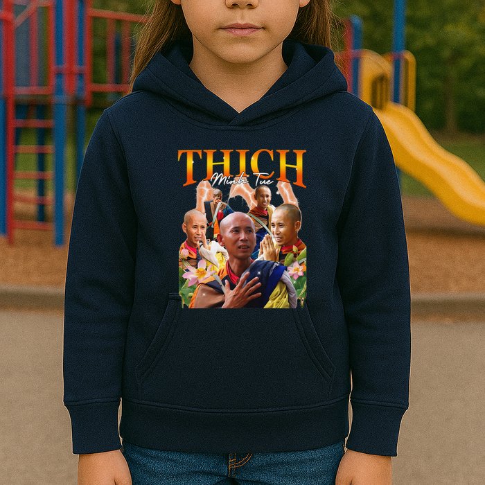 Monk Thich Minh Tue Bootleg Kids Hoodie