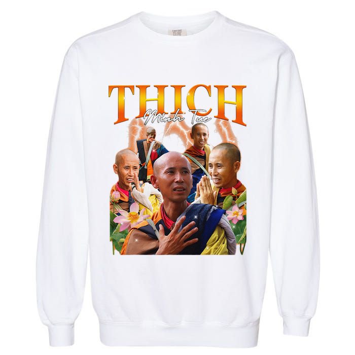 Monk Thich Minh Tue Bootleg Garment-Dyed Sweatshirt