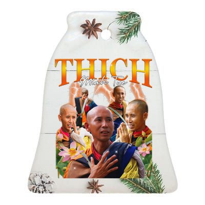 Monk Thich Minh Tue Bootleg Ceramic Bell Ornament