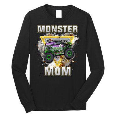 Monster Truck Mom Monster Truck Are My Jam Long Sleeve Shirt