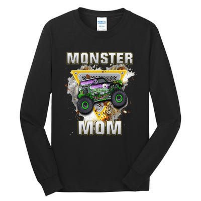 Monster Truck Mom Monster Truck Are My Jam Tall Long Sleeve T-Shirt