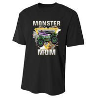 Monster Truck Mom Monster Truck Are My Jam Performance Sprint T-Shirt