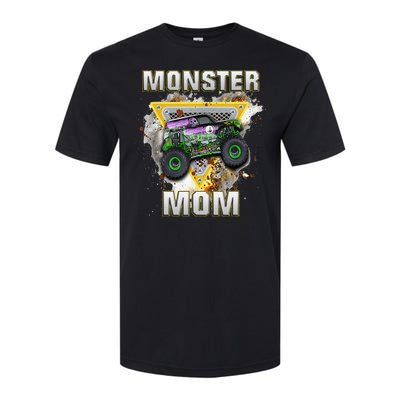 Monster Truck Mom Monster Truck Are My Jam Softstyle CVC T-Shirt