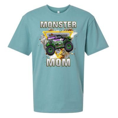 Monster Truck Mom Monster Truck Are My Jam Sueded Cloud Jersey T-Shirt