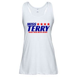 Miss Terry Make Nick Mean Again Ladies Essential Flowy Tank