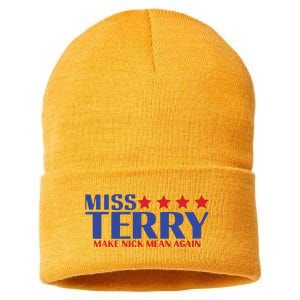 Miss Terry Make Nick Mean Again Sustainable Knit Beanie