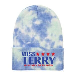 Miss Terry Make Nick Mean Again Tie Dye 12in Knit Beanie