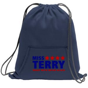 Miss Terry Make Nick Mean Again Sweatshirt Cinch Pack Bag