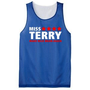 Miss Terry Make Nick Mean Again Mesh Reversible Basketball Jersey Tank