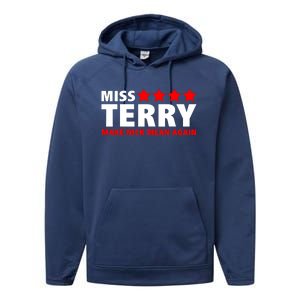 Miss Terry Make Nick Mean Again Performance Fleece Hoodie