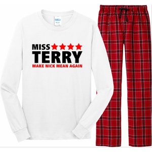 Miss Terry Make Nick Mean Again Long Sleeve Pajama Set