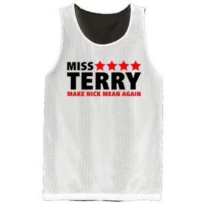 Miss Terry Make Nick Mean Again Mesh Reversible Basketball Jersey Tank