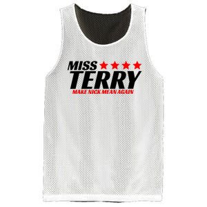 Miss Terry Make Nick Mean Again Mesh Reversible Basketball Jersey Tank