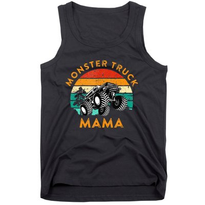 Monster Truck Mama Retro Vintage Style Monster Truck Tank Top