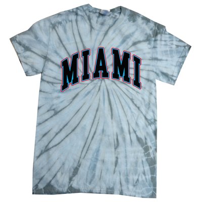 Miami Text Tie-Dye T-Shirt