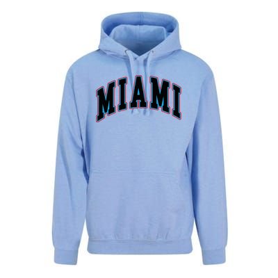 Miami Text Unisex Surf Hoodie