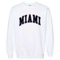 Miami Text Garment-Dyed Sweatshirt