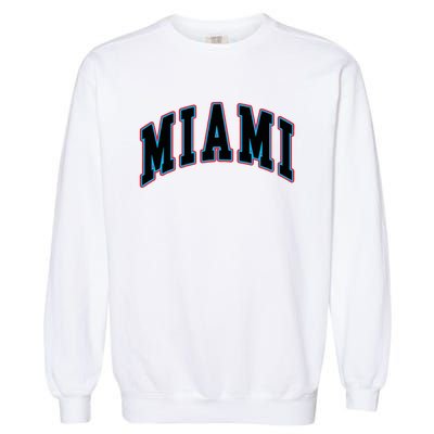 Miami Text Garment-Dyed Sweatshirt