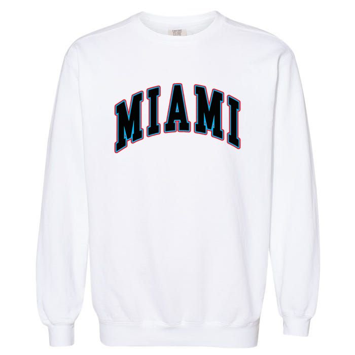 Miami Text Garment-Dyed Sweatshirt