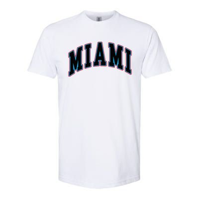 Miami Text Softstyle CVC T-Shirt