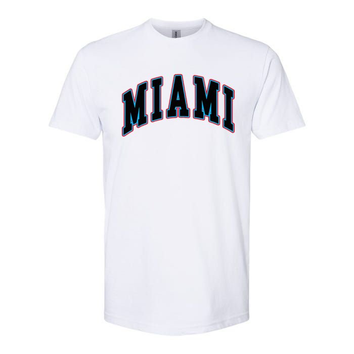 Miami Text Softstyle CVC T-Shirt