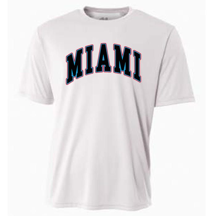 Miami Text Cooling Performance Crew T-Shirt