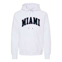 Miami Text Premium Hoodie