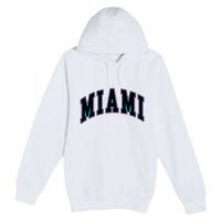 Miami Text Premium Pullover Hoodie