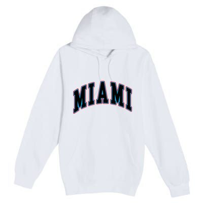 Miami Text Premium Pullover Hoodie