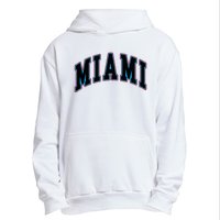 Miami Text Urban Pullover Hoodie