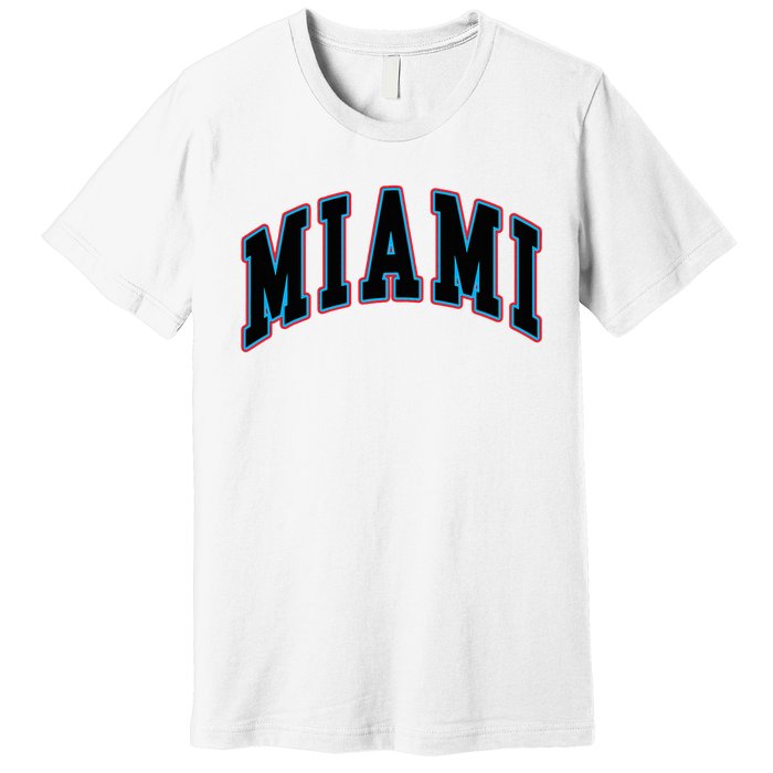 Miami Text Premium T-Shirt