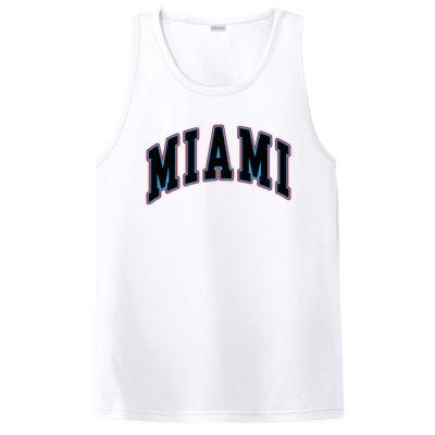 Miami Text PosiCharge Competitor Tank