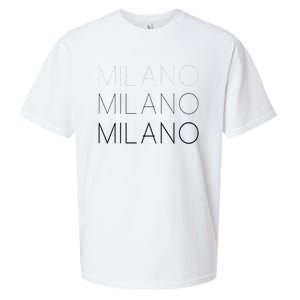 Milano T Milan Italy Fashion Italian Graphic Sueded Cloud Jersey T-Shirt