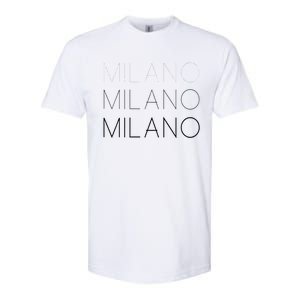 Milano T Milan Italy Fashion Italian Graphic Softstyle CVC T-Shirt