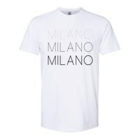 Milano T Milan Italy Fashion Italian Graphic Softstyle CVC T-Shirt