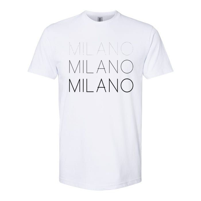 Milano T Milan Italy Fashion Italian Graphic Softstyle CVC T-Shirt