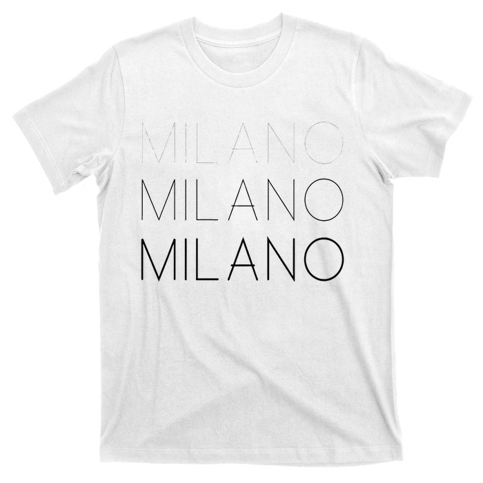 Milano T Milan Italy Fashion Italian Graphic T-Shirt