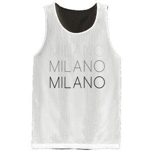 Milano T Milan Italy Fashion Italian Graphic Mesh Reversible Basketball Jersey Tank