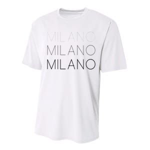 Milano T Milan Italy Fashion Italian Graphic Performance Sprint T-Shirt