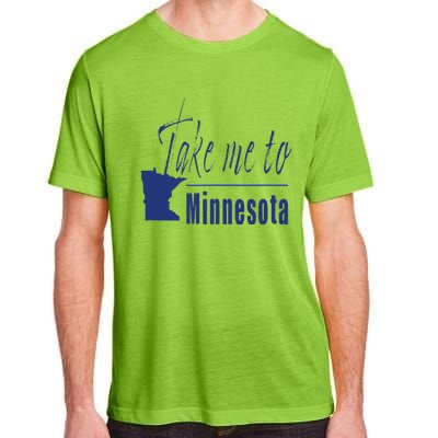 Minnesota Take Me To Minnesota North Shore Lake Superior Adult ChromaSoft Performance T-Shirt